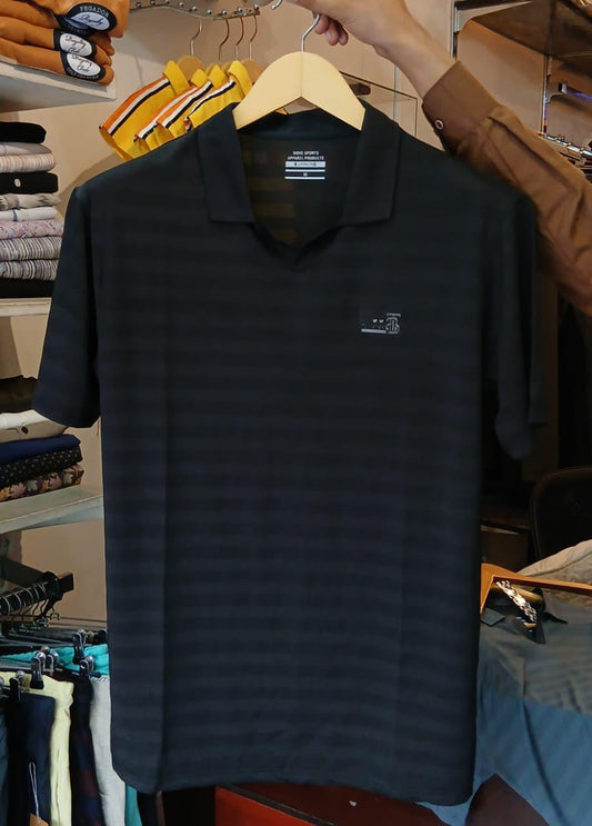 Men’s Striped Polo T-Shirt