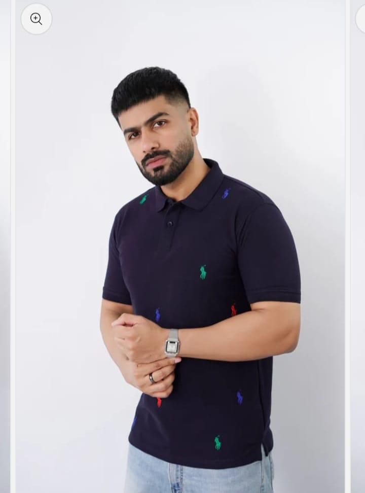 Men’s Striped Polo T-Shirt